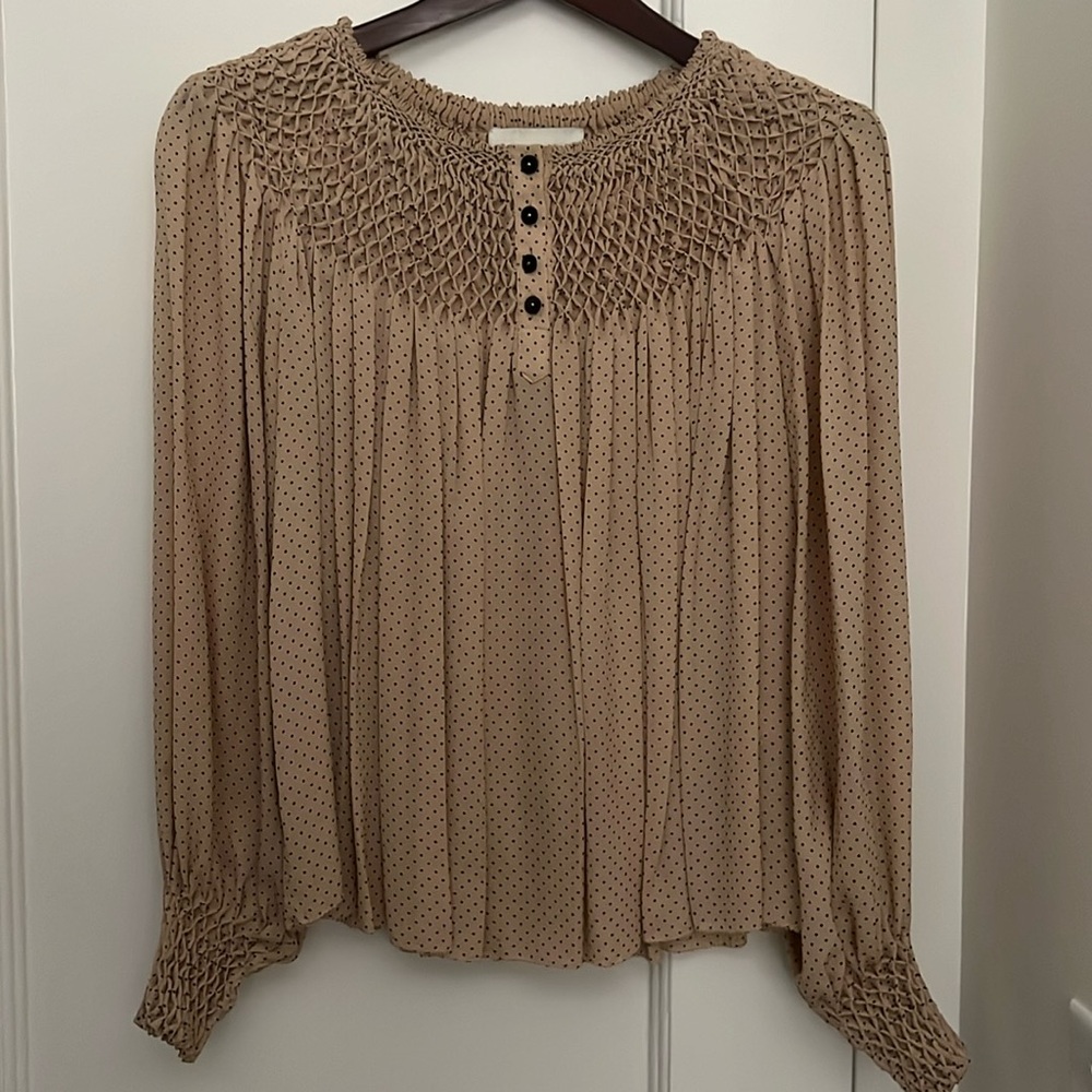 Phillip Lim blouse with smocked detail